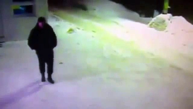 Добрый мужик показал дорогу коту!