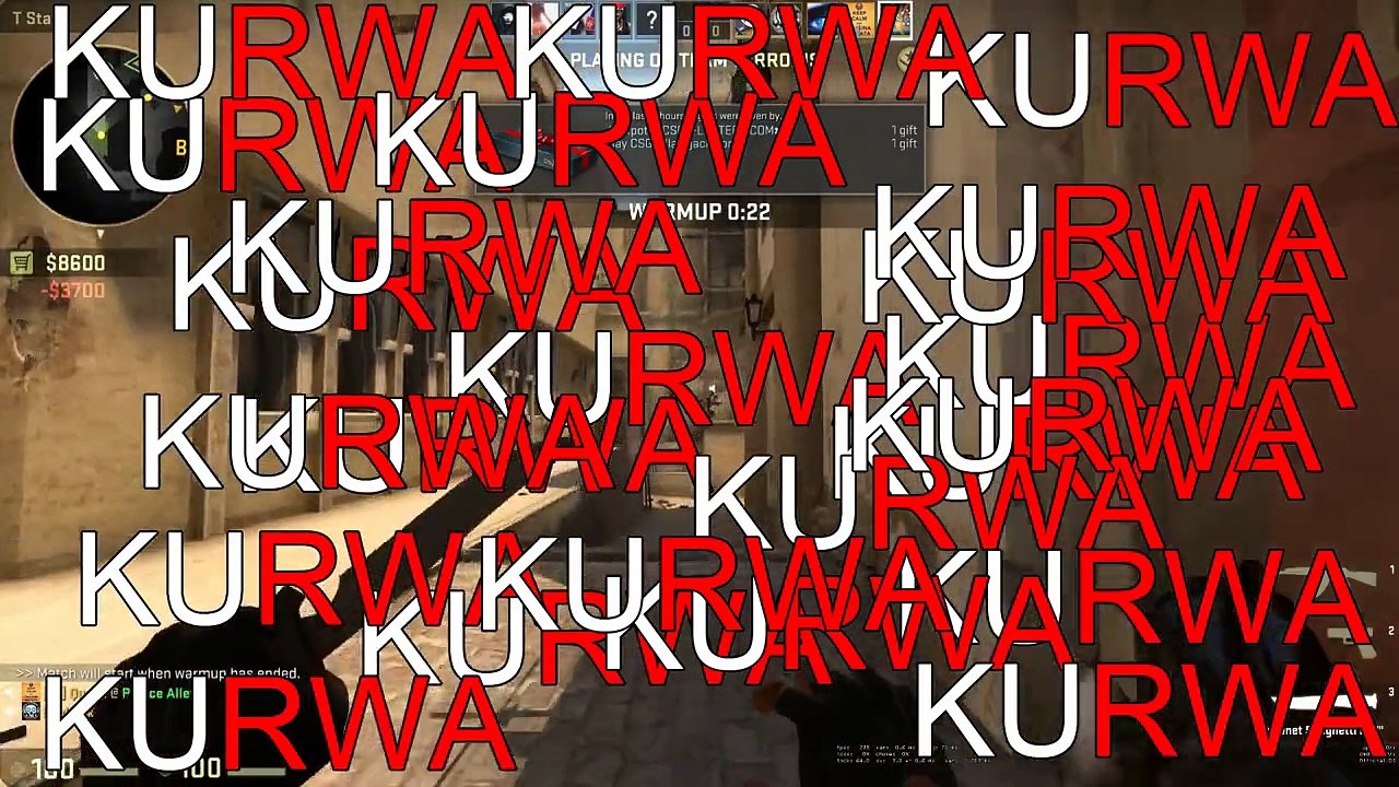 CS:GO FUNNY MOMENTS - GABEN GHOST , CRAZY PRO SCOUT FRAGS ,KURWA (Funny Moments)