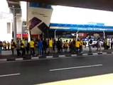 Bersih 4 Keadaan di sekitar Masjid Jamek dan Pudu/Menara Maybank