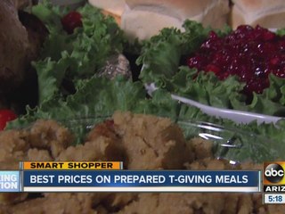 Best prices on prepared Thanksgiving meals