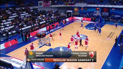 Highlights: Khimki Moscow region-Crvena Zvezda Telekom Belgrade