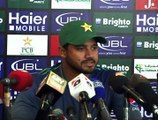 Press Conference Pakistan ODI Captain Azhar Ali at Sheikh Zayed Cricket Stadium, Abu Dhabi ahead of 1st odi between pak vs england