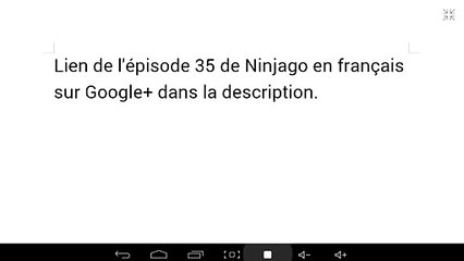 Vidéo liens Saison 4 de Ninjago teaser + épisodes 35 et 36 Google+.