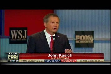 Kasich just killed himself, gave Obama credit for a thing.