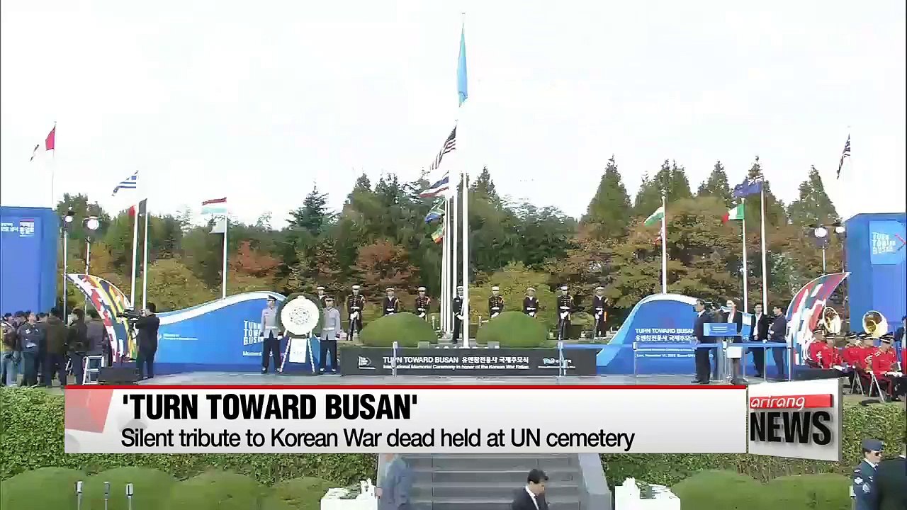 'Turn Toward Busan' ceremony commemorates Korean War dead at UN Memorial Cemetery