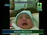 Madni Channel Says That This 40 Hours Old Gilr Saying Allah....Is It  Fraud....??? Check Now