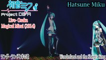 Project DIVA Live- Magical Mirai 2014- Hatsune Miku- Wonderland and the Sheep's Song with subtitles (HD)