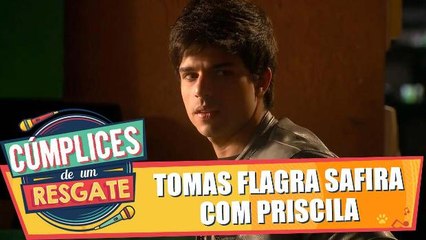 Tomas flagra Safira com Priscila