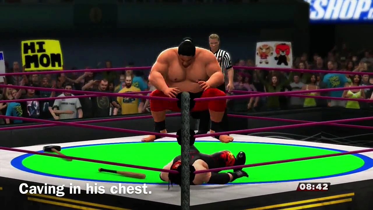 Ironman Title Tournament - First Round - Yokozuna vs Kane (WWE 2K14)