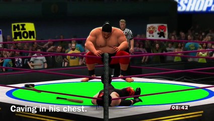 Ironman Title Tournament - First Round - Yokozuna vs Kane (WWE 2K14)