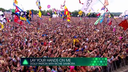 Dolly Parton with Richie Sambora Lay Your Hands On Me (Glastonbury 2014)