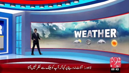 Weather Updates – 11 Nov 15 - 92 News HD