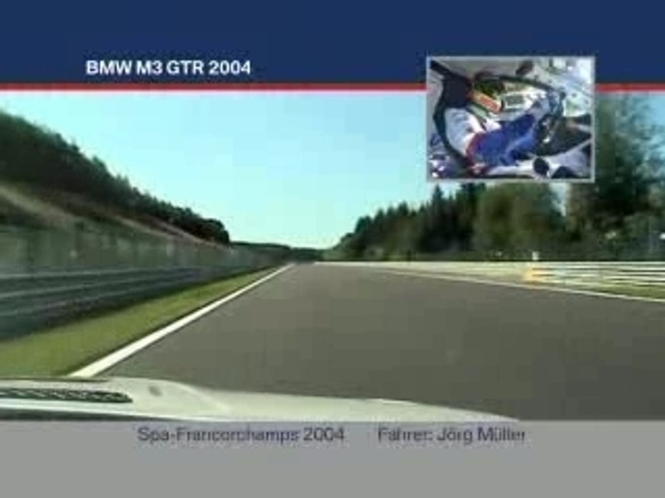 M3 GTR sur le Nürburgring