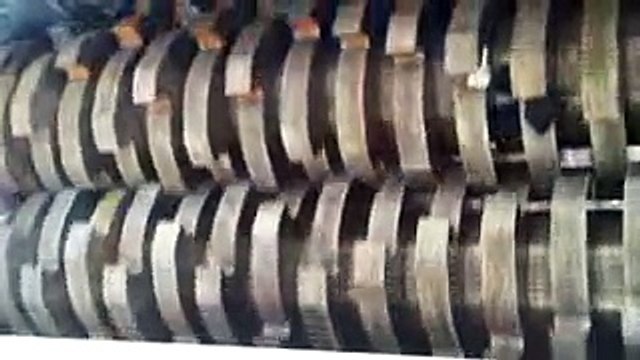 Máy băm nhựa - Máy băm bao jumbo 2 trục - máy băm bao tải cẩu