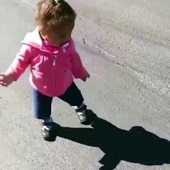 She is Scared From Her Own Shadow