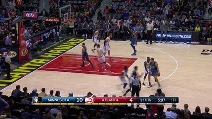 Ricky Rubio Slices And Dices | Wolves vs Hawks | 11.9.2015