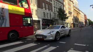 Arab Aston Martin ONE-77 REV and ATTEMPTED BURNOUT!
