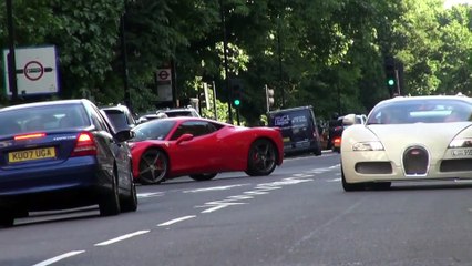ARAB BUGATTI VEYRON CRUSING SCENES IN LONDON!