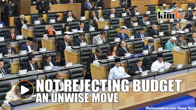 Pakatan Harapan whips lash PAS over Budget stand