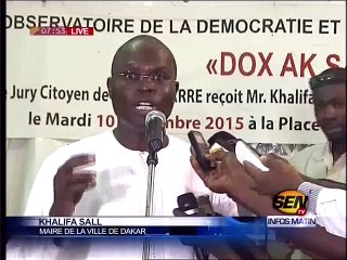 Khalifa Sall :  "les commerçants de Sandaga doivent Quitter"