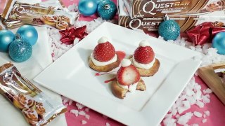 Christmas Cookies Recipe: Santa Hat Bites #15SecondRecipe