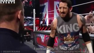 Wayne Rooney Slaps Wade on WWE RAW