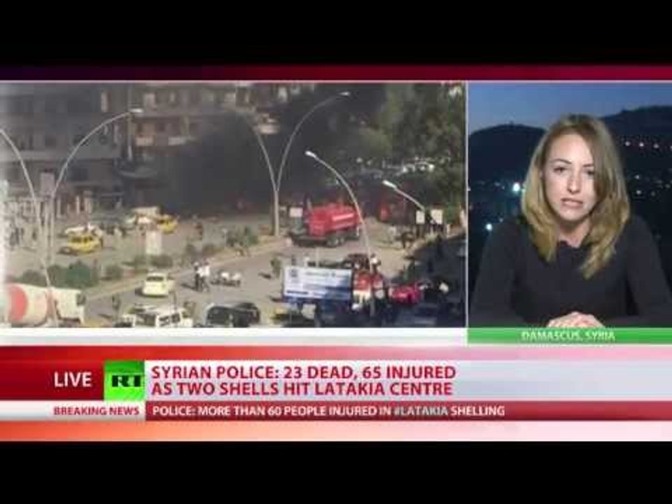 Jihadists shell Latakia University, bus stop, killing and wounding dozens of civilians