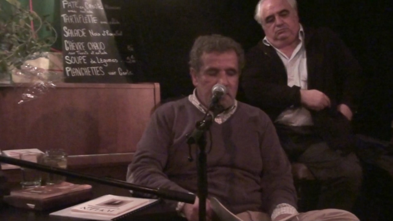 Rachedi Kamel au café des poètes aux savons d'Hélène