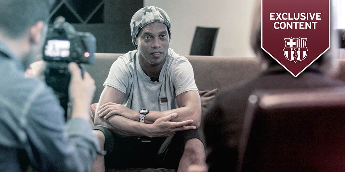 Ronaldinho: "Recuerdo con cariño haber hecho el primer pase de gol a Messi"
