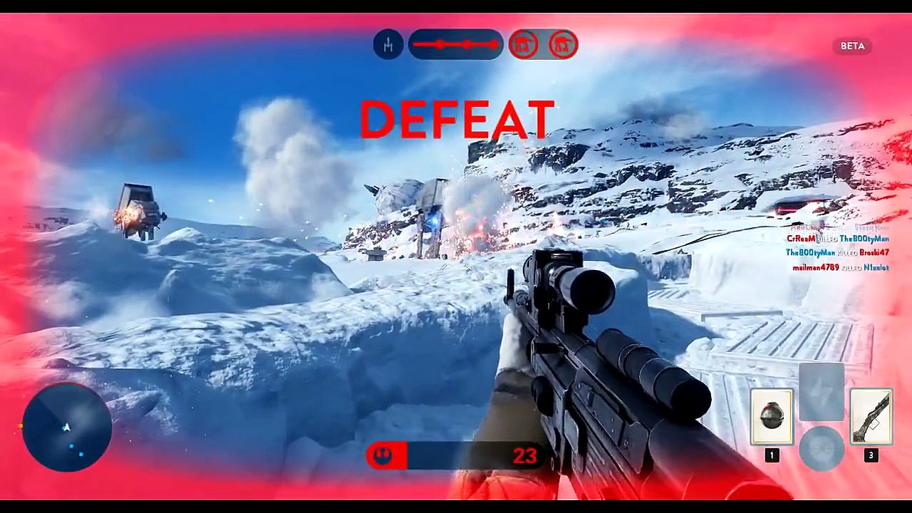 Star Wars Battlefront Beta Funny Moments! (Luke Skywalker and Darth Vader!)