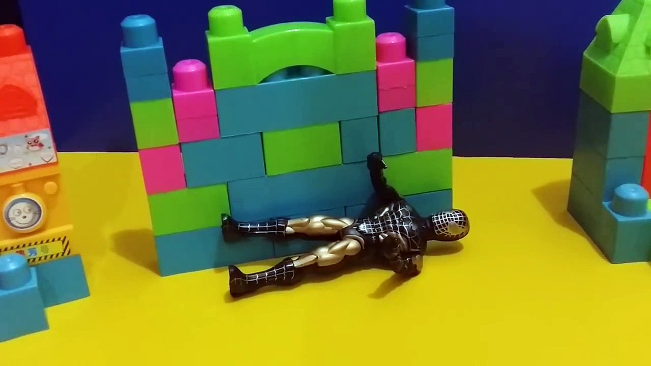 Black Spiderman Cartoons For Children Humpty Dumpty Sat On Wall Children Nursery Rhymes