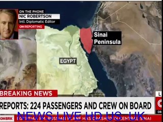 Passenger plane crashes in Egypt with 224 on board
