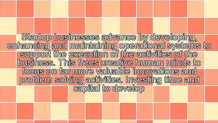 Systems Help Startups to Grow