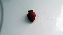 How to clean a strawberry. Cleaning a strawberry with a straw! So Fun & Easy! Try it!