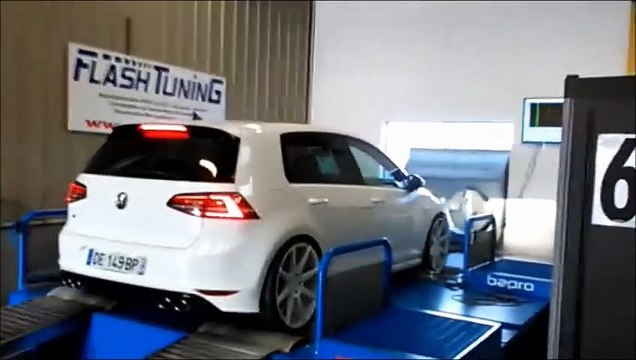 Passage au banc Golf 7R Gros turbo 435cv & 585Nm