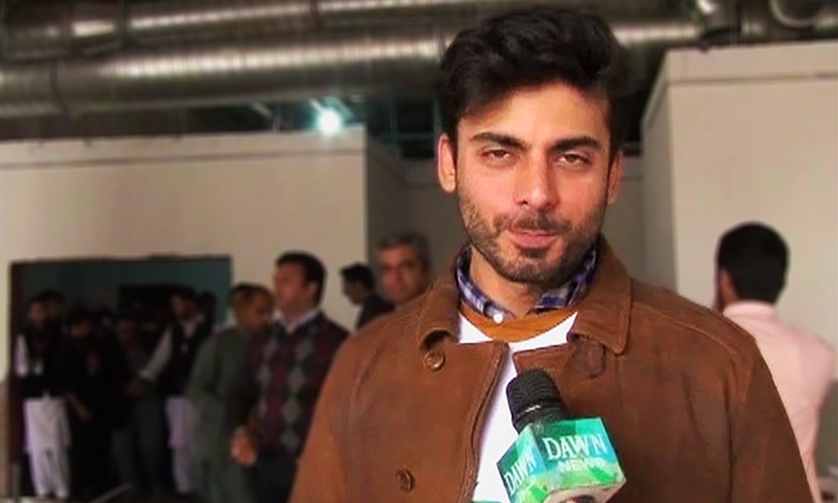 Film actor Fawad Khan talks with DawnNews