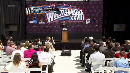 WrestleMania 28 Press Conference from Miami Florida Replay (HQ)