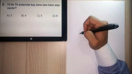 TEOG 2014 MATEMATİK 2. SORU