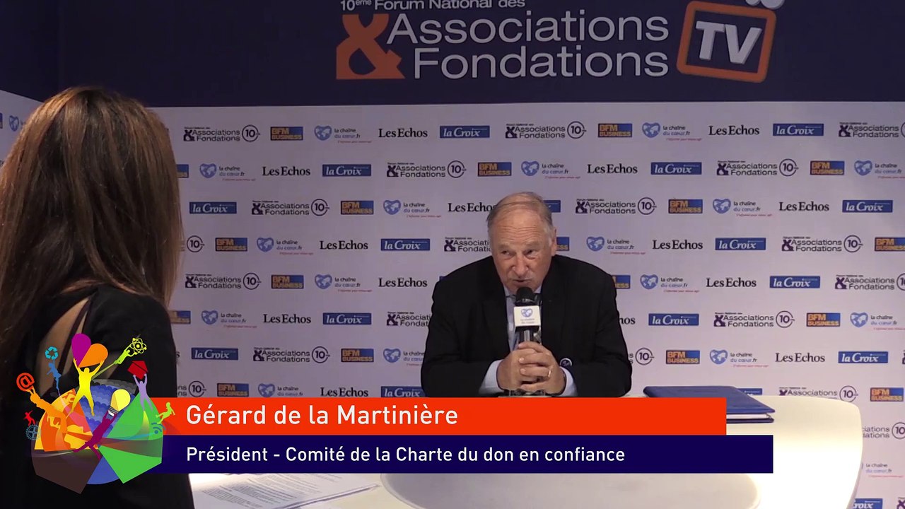 Gérard de la MARTINIERE - Président - Comité de la Charte du don en confiance