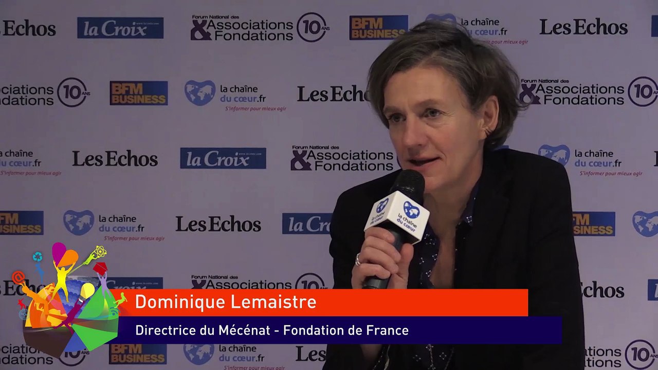 Dominique LEMAISTRE - Directrice du Mécénat - Fondation de France