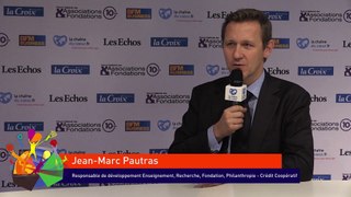 Jean-Marc PAUTRAS - Responsable de développement Enseignement, recherche, fondation, philanthropie - Crédit Coopératif