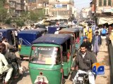 Illegal Rickshaws plying the streets of Peshawar -Geo Report -11 Nov 2015