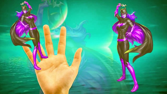 Finger Family Children Nursery Rhymes Batman Cartoons _ Captain America Finger Family Rhymes