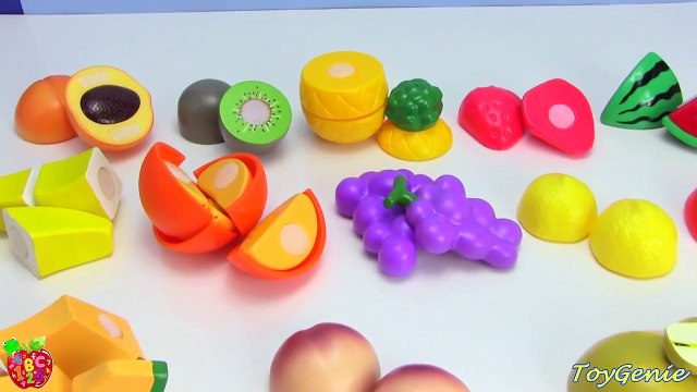 Toy Cutting Fruits Velcro Food Toys LEARN COLORS and FRUITS