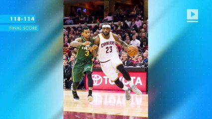 LeBron James scores 31 points as Cleveland rallies late to beat Utah, 118-114
