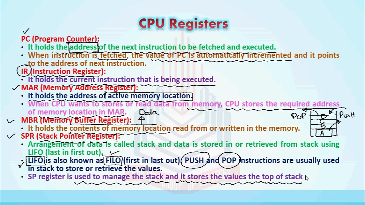 CPU Registers - video Dailymotion