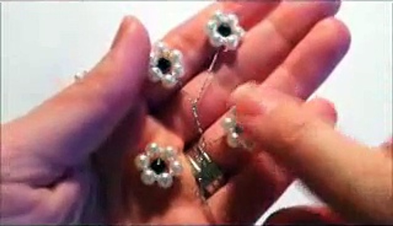 Beaded Daisy Spray Tutorial