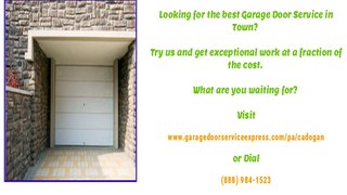 Garage Door Opener Repair in Cadogan, PA