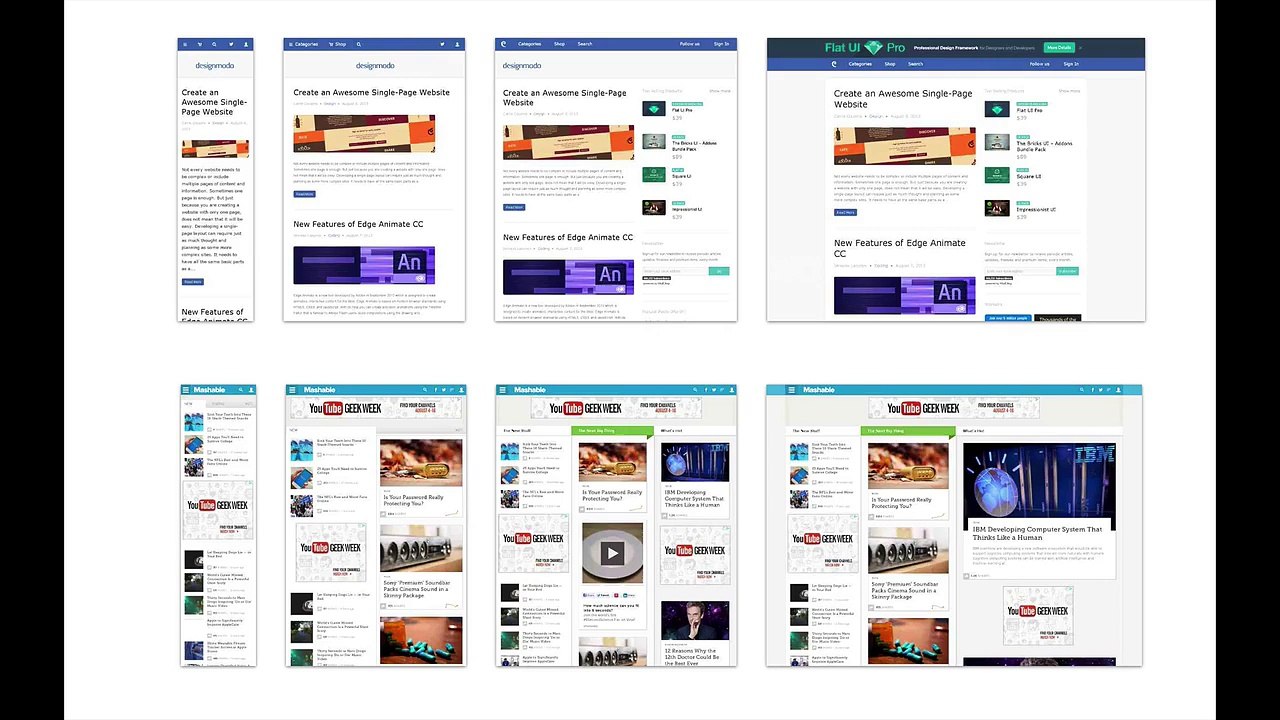 29 Setting up the fluid grid for responsive web design Create a Responsive Website using html5 and css3