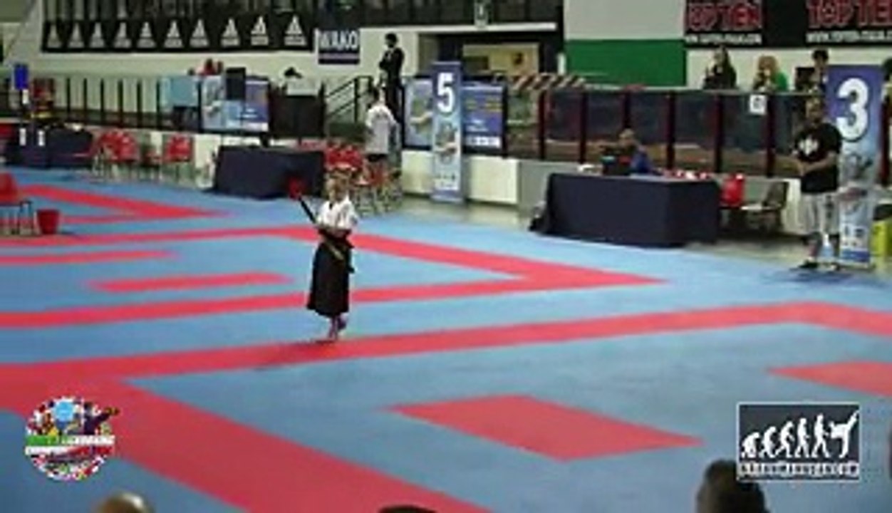 Démonstration de katana d'une fillette de 8 ans - vidéo Dailymotion